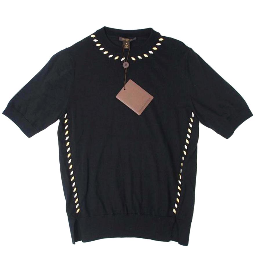 LOUIS VUITTON ルイヴィトンカシミヤ半袖ニット