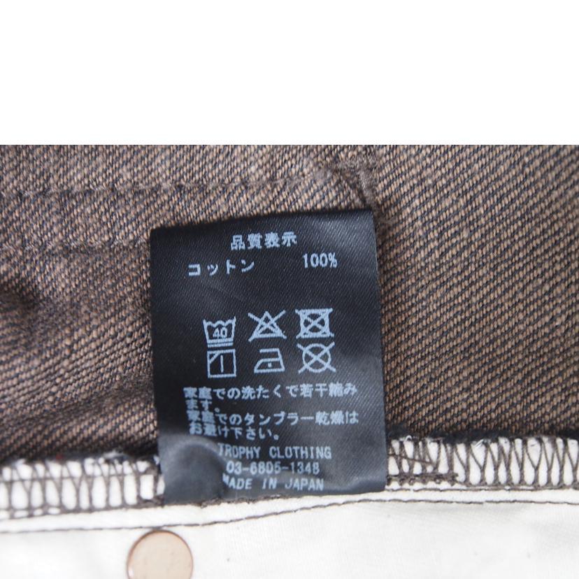Trophy Clothing トロフィークロージング/デニムパンツ ダブルニー