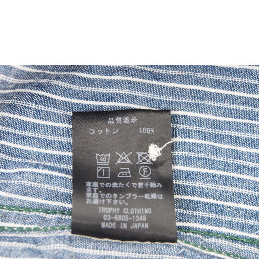 Trophy Clothing トロフィークロージング/ヒッコリー ボタン シャツ 
