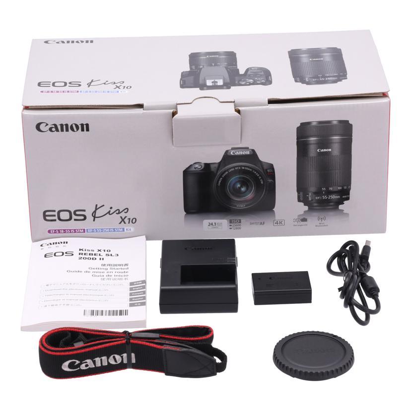 Canon キャノン/デジタル一眼/EOS Kiss X10 レンズセット/031070028472/Aランク/78【中古】 キヤノン Canon キャノン/デジタル一眼/EOS Kiss X10 レンズ