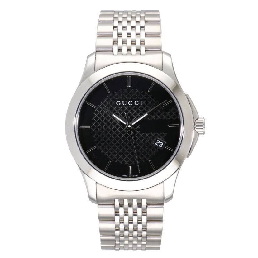 GUCCI（グッチ） グッチ/Gタイムレス/黒文字盤/クォーツ/126.4/166
