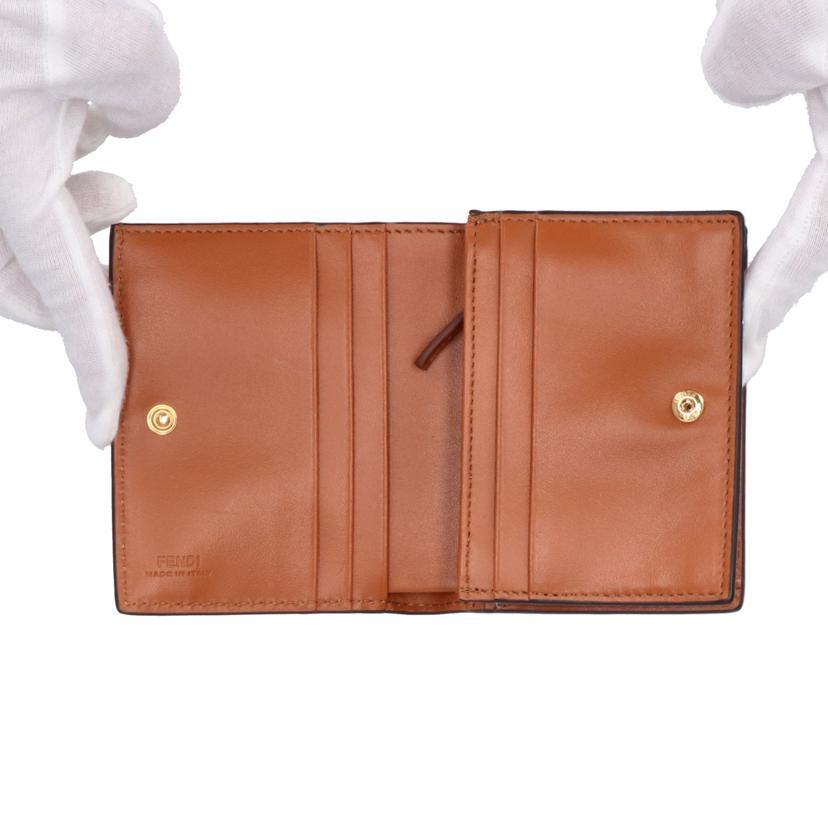FENDI フェンディ/ローマロゴスモールウォレット/ブラウン/8M0420/SAランク/78【中古】 FENDI（フェンディ） フェンディ/ローマロゴスモールウォレット