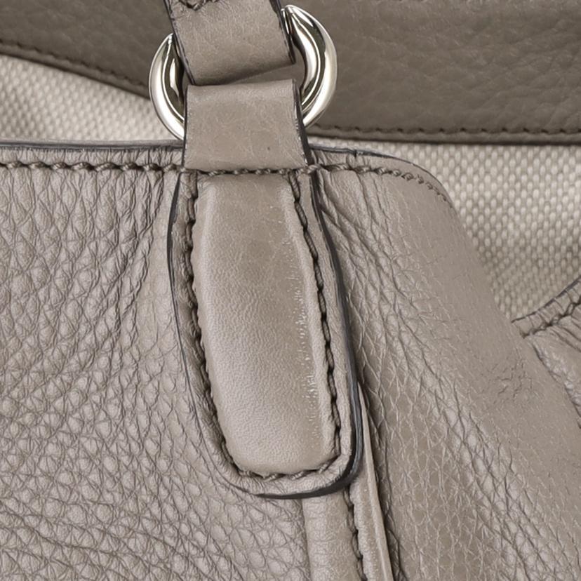 GUCCI(グッチ) トートバッグ ソーホー 336751 グレーベージュ レザー 