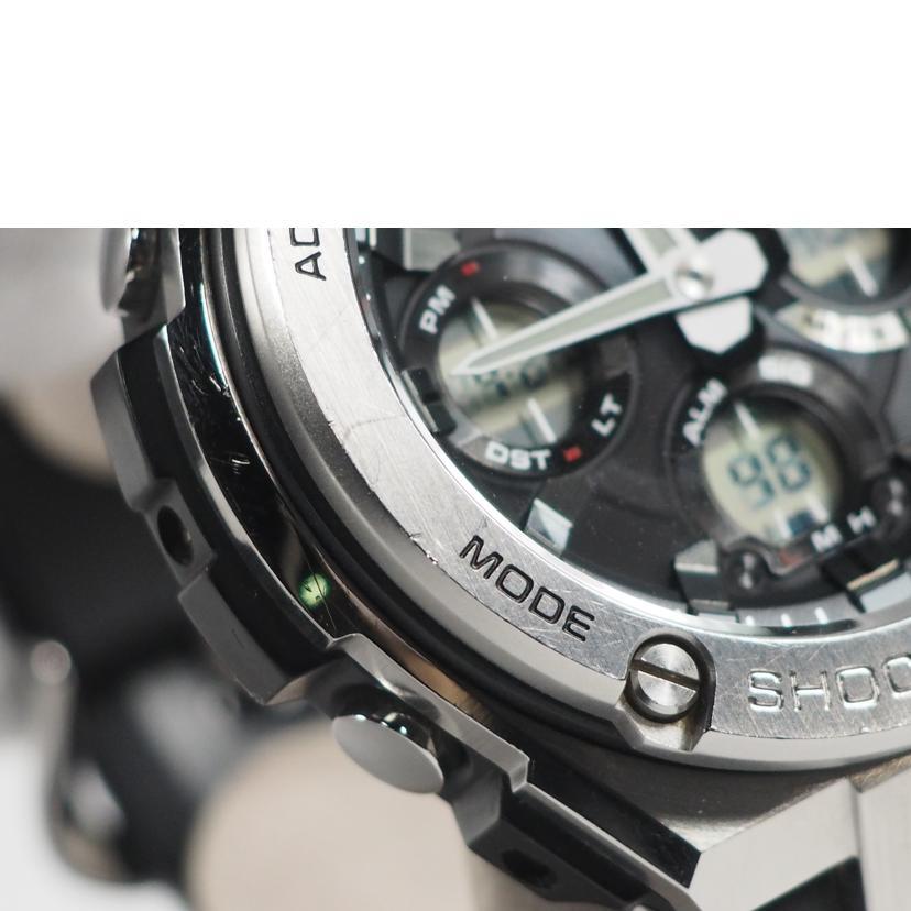 G-STEEL CASIO カシオ/G−SHOCK G−STEEL デジアナ 電波ソーラー/GST