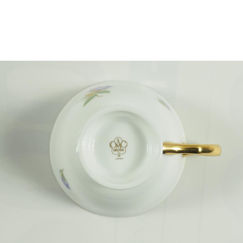 OKURA 大倉陶園/大倉陶園×JR東海 カップ＆ソーサー/SAランク/19【中古】 br>OKURA 大倉陶園/大倉陶園×JR東海 カップ&ソーサー/食器類/SAランク