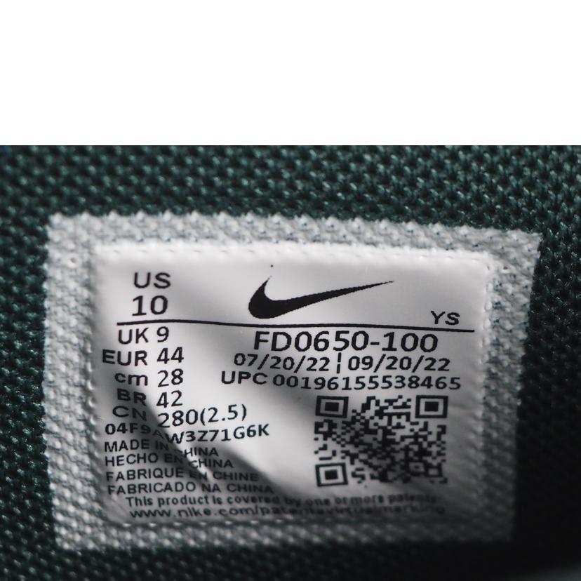 NIKE ナイキ/TERMINATOR HIGH 緑x白/FD0650 100/28.0/メンズスニーカー/Bランク/19【中古】 br>NIKE ナイキ/TERMINATOR HIGH 緑x白/FD0650 100/28.0/Bランク/19