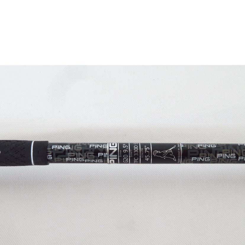 PING ピン/G20 ドライバー 9.5/TFC330D/ドライバー/ABランク/81【中古】 PING ピン/G20 ドライバー 9.5/TFC330D/ドライバー/ABランク/81