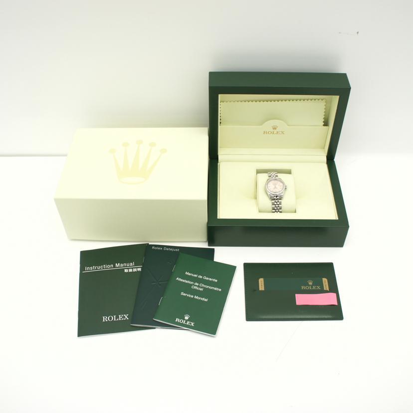 ROLEX ロレックス/デイトジャスト/10P&amp;ベゼルダイヤ/ランダム番/自動巻キ/179384G/872*****/Aランク/81【中古】 ROLEX（ロレックス） ロレックス/デイトジャスト/10P&ベゼルダイヤ