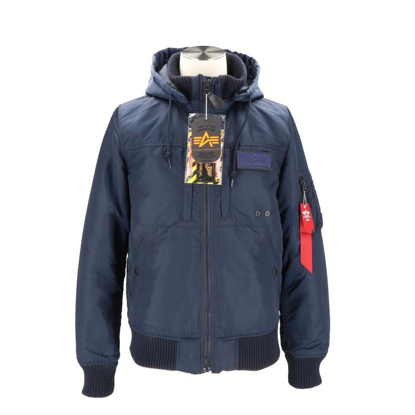 ALPHA INDUSTRIES アルファインダストリーズ/フーデットリブジャケット/TA1260-067/Sランク/81【中古】 ALPHA INDUSTRIES アルファインダストリーズ/フーデットリブジャケット