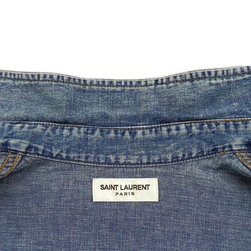 SAINT LAURENT イヴ・サンローラン/デニムシャツ/393699/ABランク/81