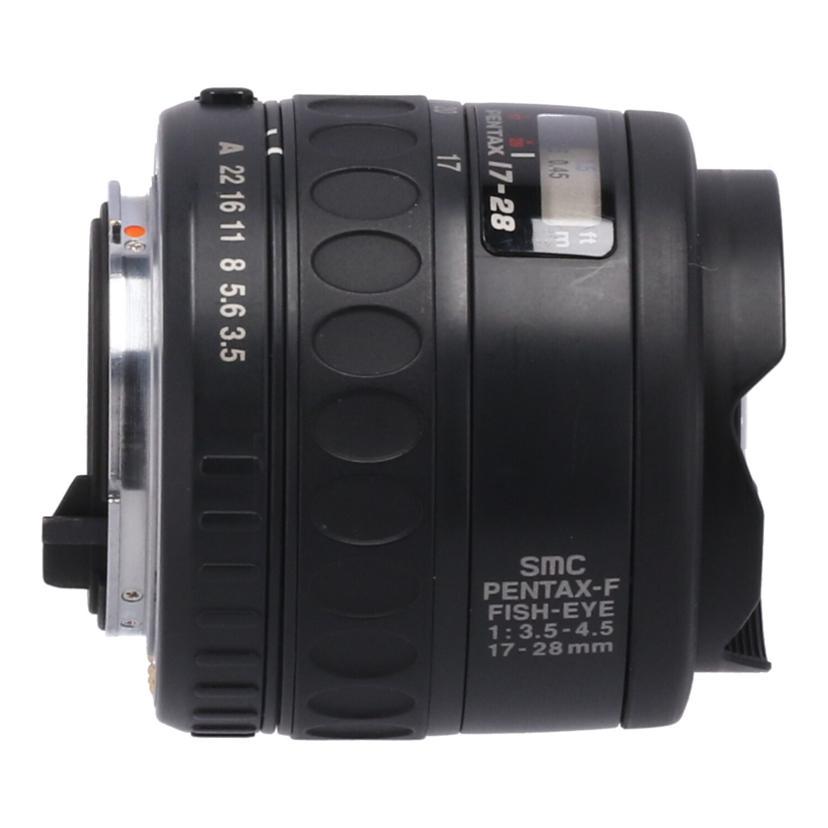 PENTAX Pentax-F フィッシュアイ 17-28mm ズームレンズ Pentax-F Fish-Eye SMC 17-28mm F/3.5-4.5 Lens [Exc+++] From