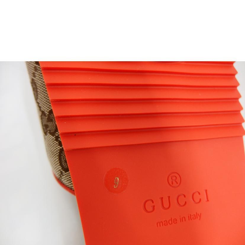 GUCCI×NORTHFACE グッチ×ノースフェイス/GGスライドサンダル/679904/9/メンズシューズ/Sランク/82【中古】 :9264820944215:ワンダーレックスヤフー店 通販 グッチ × ノースフェイス スライドサンダル GGキャンバス ラバーソール コンフォート ベージュ エボニー オレンジ スリッパ 6799472HKM0 9770 GG SUPRE