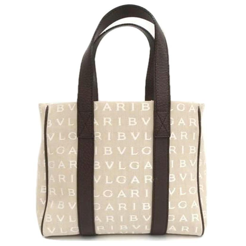 ヤマト工芸 良品 BVLGARI ロゴマニア サークルロゴ 2way トート