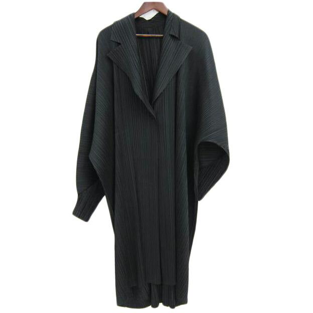 ISSEY MIYAKE イッセイミヤケ/ISSEY デザインテラーコート/BK