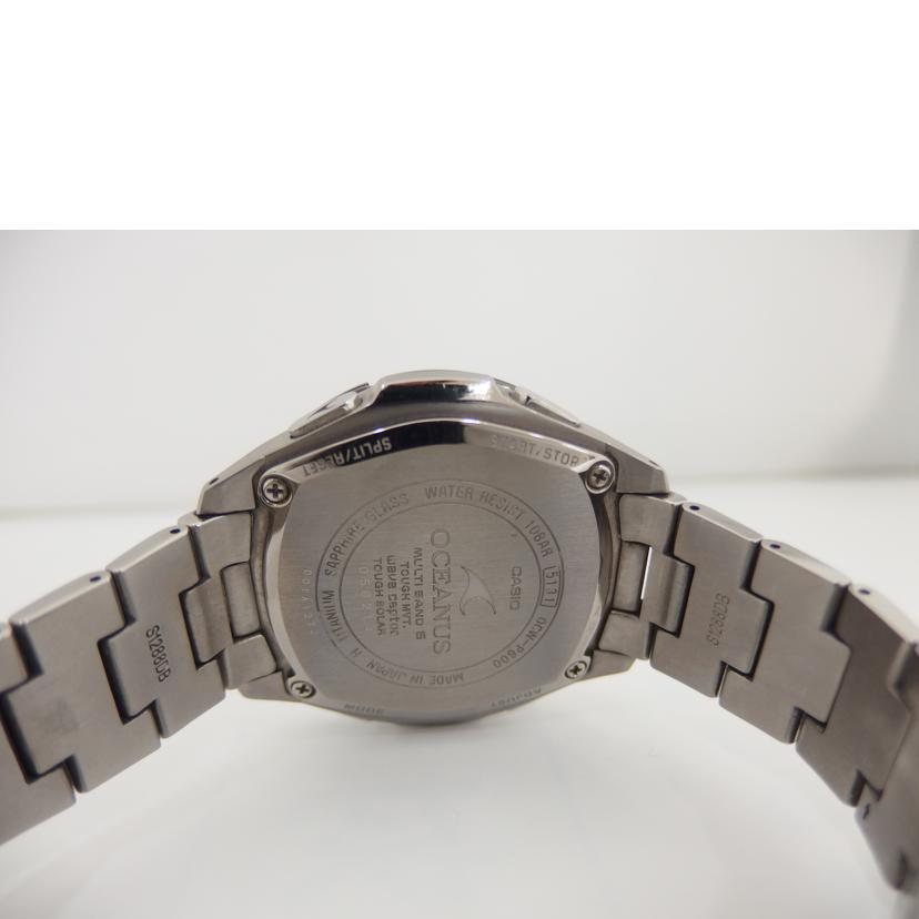 CASIO カシオ/オシアナス/電波ソーラー/OCW-P600/001*****/メンズ時計/Aランク/82【中古】 CASIOカシオ/オシアナス/電波ソーラー/OCW-P600/001*****/Aランク/82
