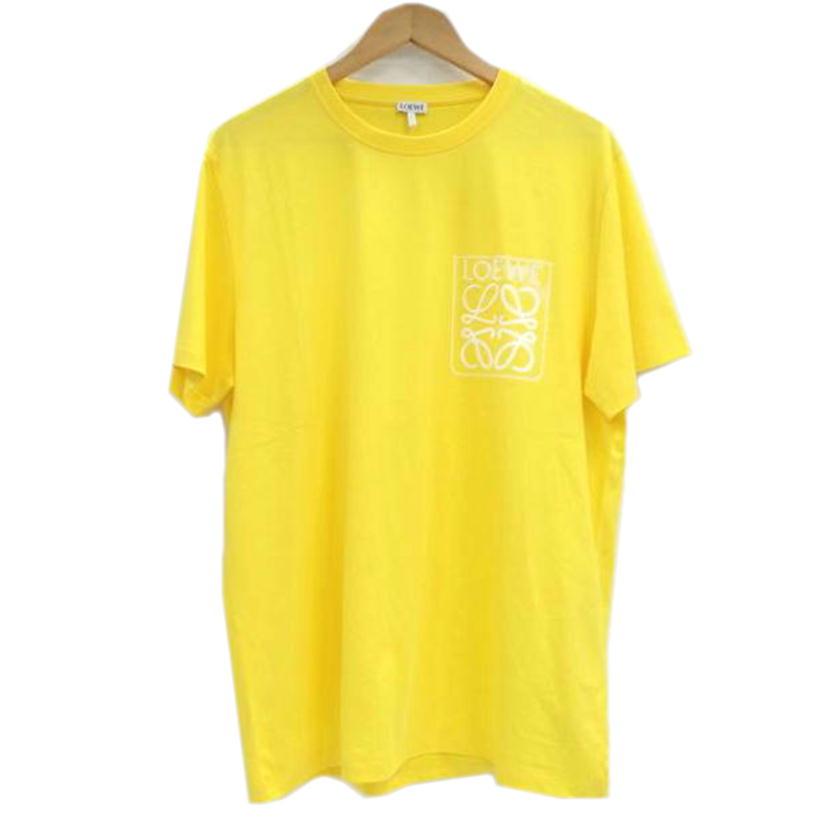 LOEWE ロエベ/アナグラムフェイクポケットTシャツ/イエロー/H526Y22X25