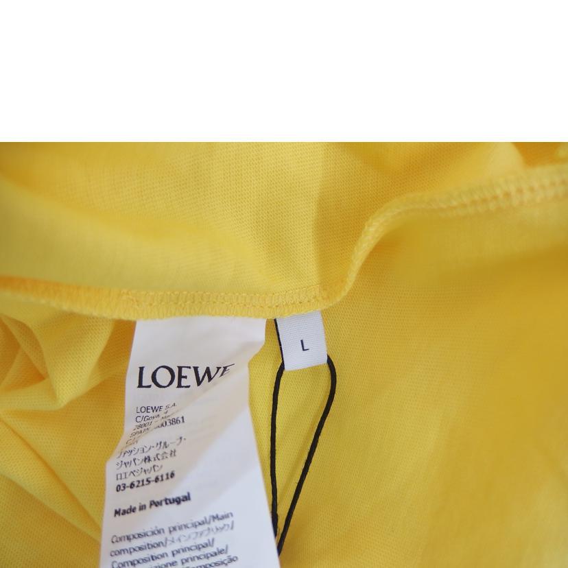 LOEWE ロエベ/アナグラムフェイクポケットTシャツ/イエロー/H526Y22X25