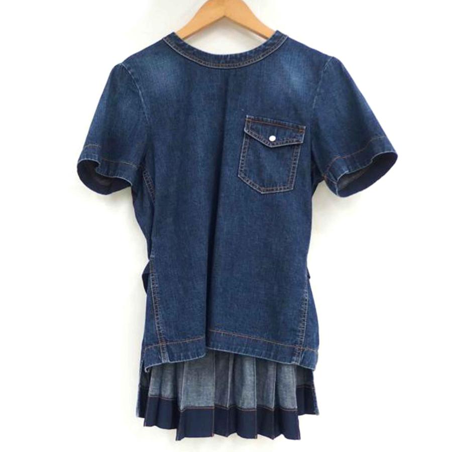 sacai サカイ/デニムカットソー/17-03271/2/レディースインナー/AB 