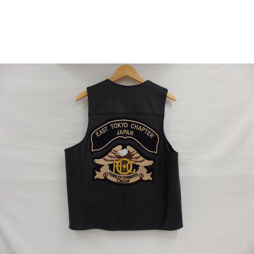 HARLEY DAVIDSON / ベスト/XL/レザー/BLK/98150-07VA/2006 HARLEY-DAVIDSON ハーレーダビッドソン/レザーベスト/98150-07VA/XL