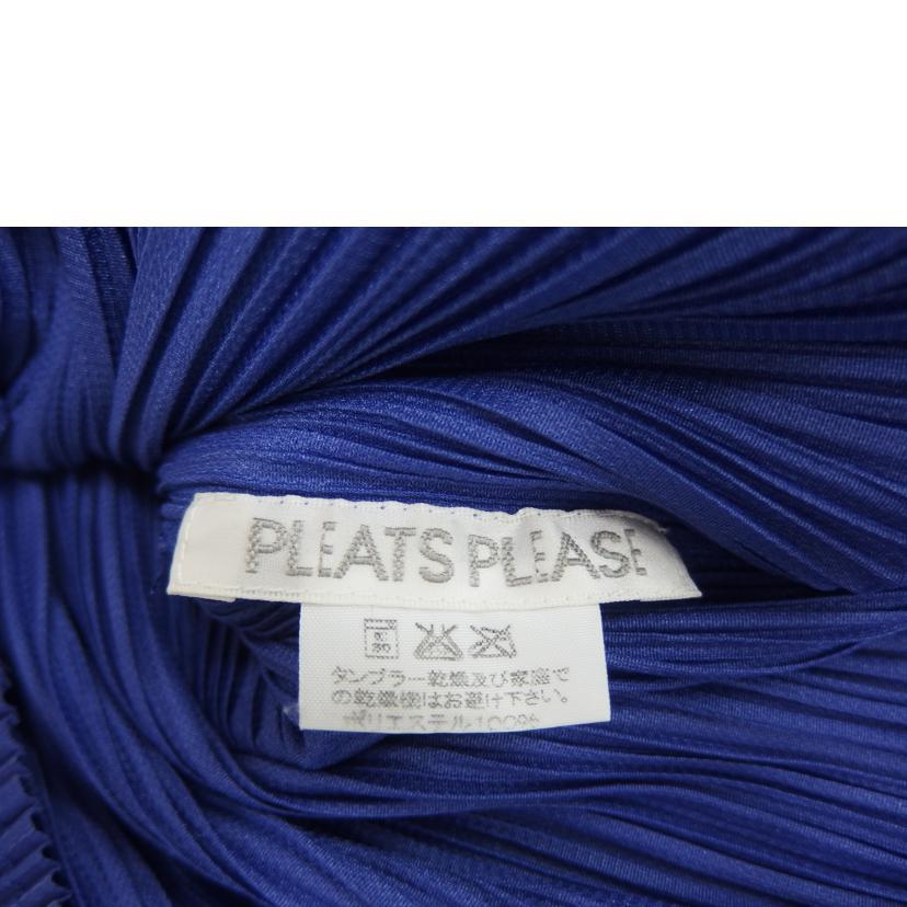 PLEATS PLEASE ISSEY MIYAKE プリーツプリーズ イッセイミヤケ/デザインカットソー/BL/PP12-JK408/4/レディースインナー/ABランク/82【中古】 PLEATS PLEASE（プリーツ プリーズ） PLEATS PLEASE ISSEY MIYAKE