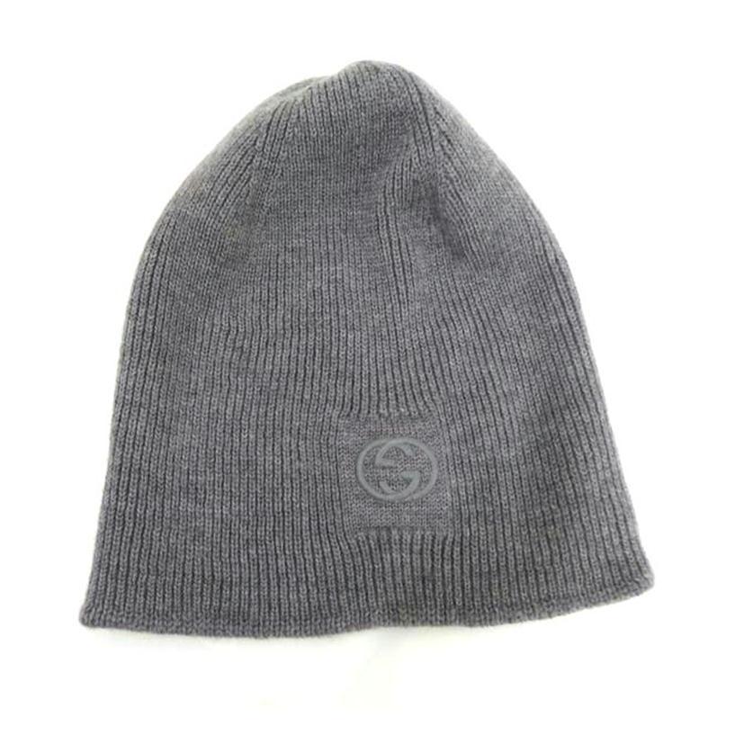 GUCCI ニット帽 GUCCI（グッチ） ニットキャップ ニット帽 ウェビングライン メンズ