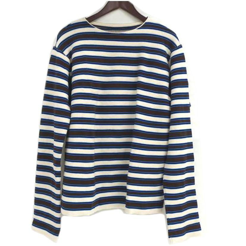 JILSANDER+ジルサンダープラス/ボーダーカットソー/ブルー/46/ABランク