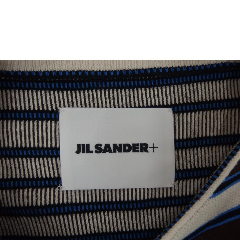 JILSANDER+ジルサンダープラス/ボーダーカットソー/ブルー/46/ABランク