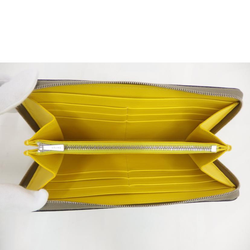 CELINE セリーヌ/ラージジップマルチファンクションラウンドファスナー/W-L******/SAランク/82【中古】 CELINE（セリーヌ） セリーヌ/ラージジップマルチファンクション