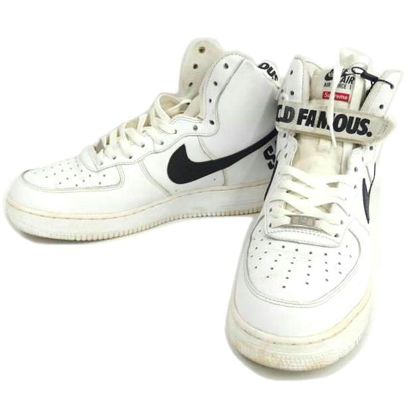 Supreme NIKE ナイキ/AIR FORCE 1 HIGH Special White/698696-100/29/C