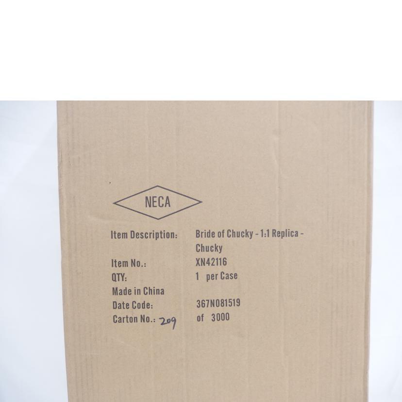 NECA ネカ/チャイルドプレイ チャッキー 1/1 開封品/フィギュア/B