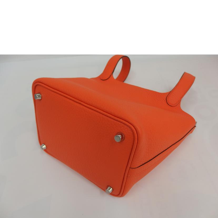 HERMES エルメス/ピコタンロック18/PM/トリヨンクレマンス/オレンジ/W 