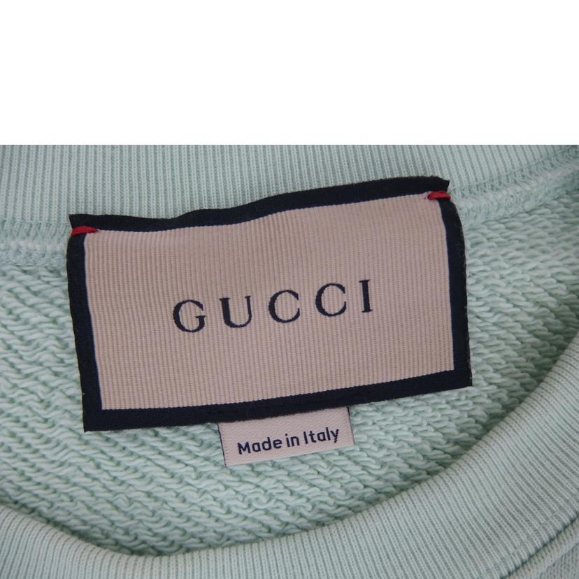 GUCCI グッチ/ロゴキャットエンプロイダリーコットントレーナー/ABランク/82【中古】 GUCCI（グッチ） グッチ/ロゴキャットエンプロイダリーコットン