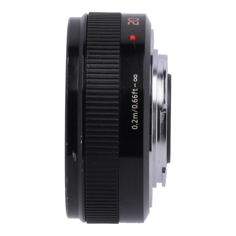 Panasonic パナソニック/交換レンズ/20mm/H-H020A/BR3SB004371/Bランク/82【中古】 Panasonic（パナソニック） パナソニック/交換レンズ/20mm/H-H020A