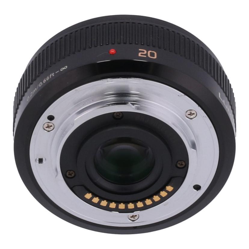 Panasonic パナソニック/交換レンズ/20mm/H-H020A/BR3SB004371/Bランク/82【中古】 Panasonic（パナソニック） パナソニック/交換レンズ/20mm/H-H020A