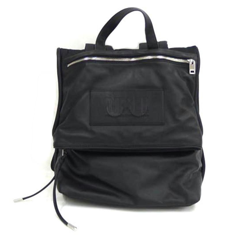 DIESEL ディーゼル/レザーリュック/黒/ABランク/82【中古】 : ワンダー