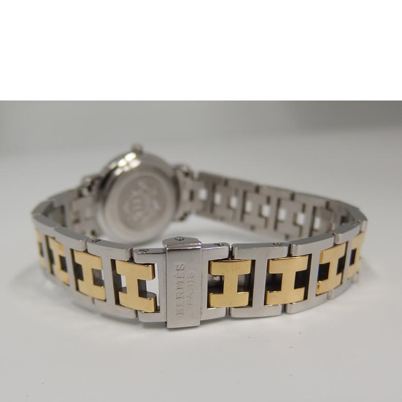 HERMES エルメス/クリッパーナクレ/シェル文字盤/クォーツ/CL4.220.212/193****/ABランク/82【中古】 HERMES（エルメス） エルメス/クリッパーナクレ/シェル文字盤/クォーツ
