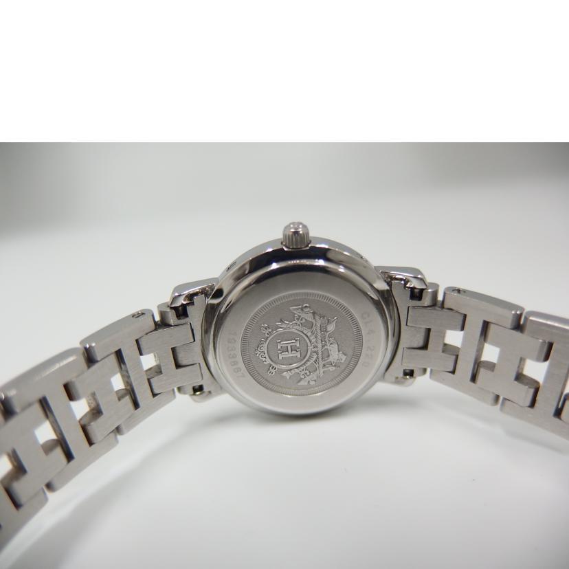 HERMES エルメス/クリッパーナクレ/シェル文字盤/クォーツ/CL4.220.212/193****/ABランク/82【中古】 HERMES（エルメス） エルメス/クリッパーナクレ/シェル文字盤/クォーツ