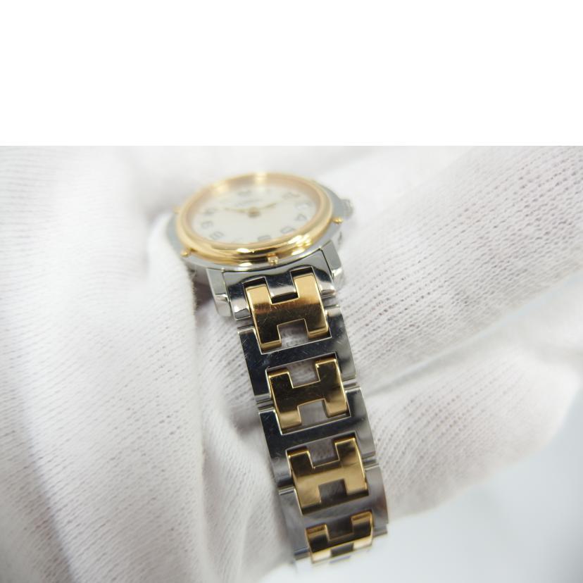 HERMES エルメス/クリッパーナクレ/シェル文字盤/クォーツ/CL4.220.212/193****/ABランク/82【中古】 HERMES（エルメス） エルメス/クリッパーナクレ/シェル文字盤/クォーツ