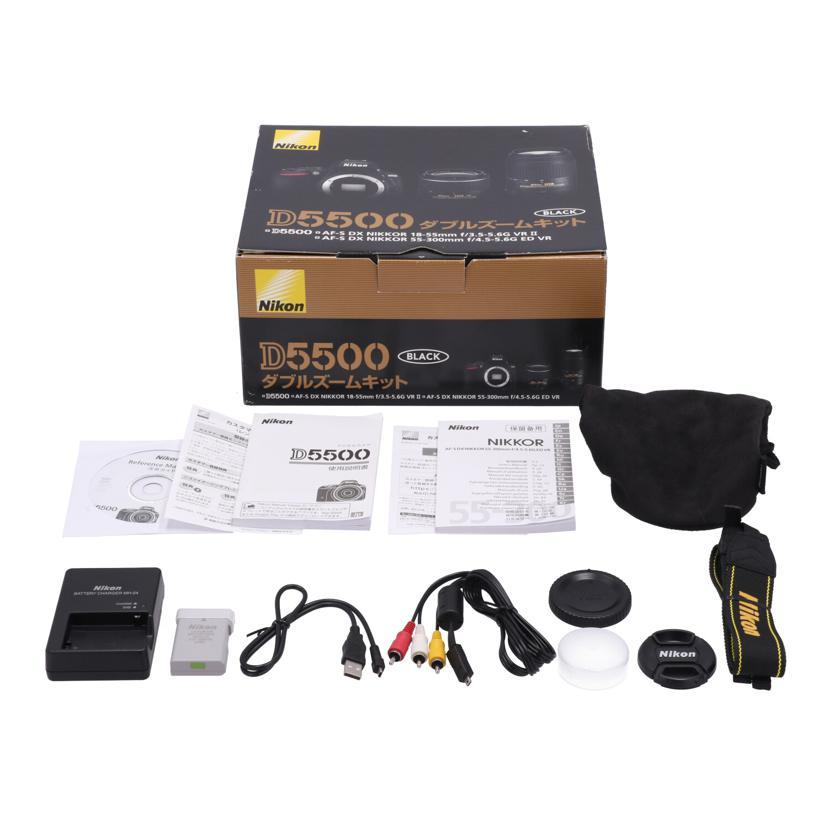 Nikon ニコン/デジタル一眼 ダブルズームキット/D5500 ダブルズームキット/2092556/Bランク/82【中古】 Nikon ニコン/デジタル一眼 ダブルズームキット/D5500 ダブルズーム