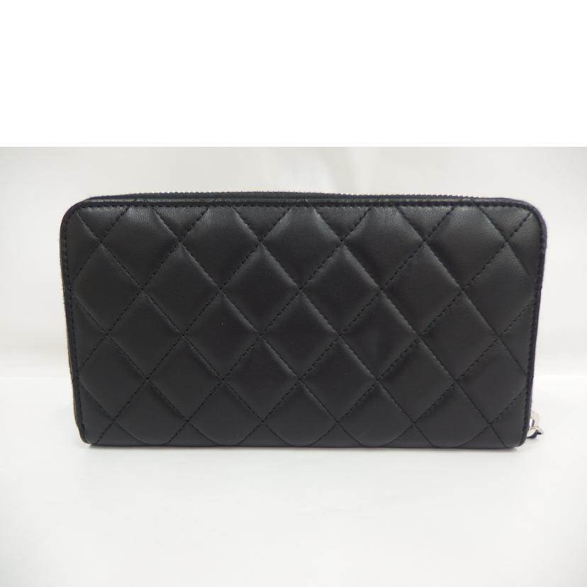 CHANEL シャネル/マトラッセラウンドファスナー/ラムスキン/196*****/Aランク/82【中古】 CHANEL（シャネル） シャネル/マトラッセラウンドファスナー/196