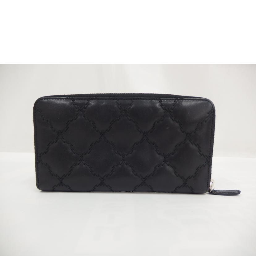 CHANEL シャネル/マトラッセキルティングラウンドウォレット/174