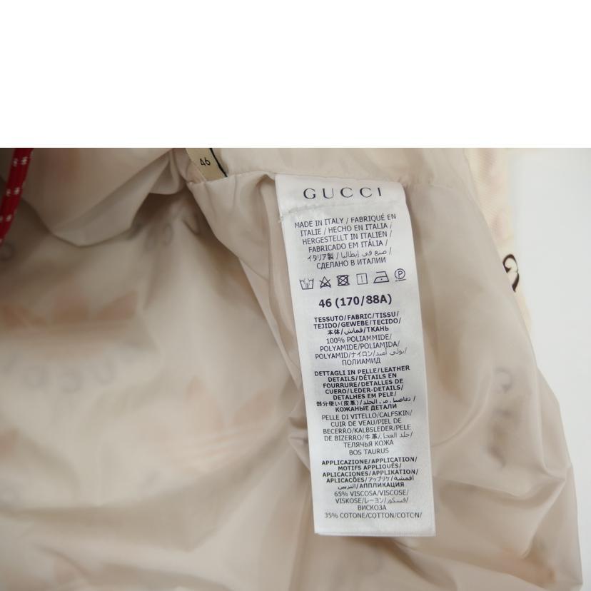 GUCCI×adidas/アノラック/ナイロンジャケット/トレフォイル柄/696651