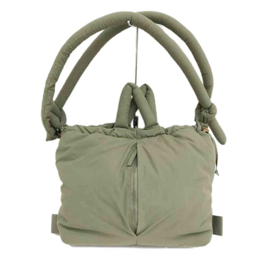 新品未使用　OLEND オーレンド　バック　グリーン OLEND オレンド/one soft bag /グリーン/ABランク/82【中古