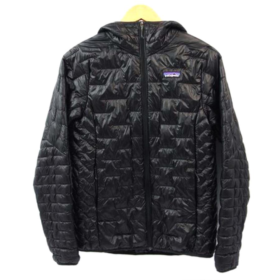 DIESEL patagonia/マイクロパフフーディー ブラック サイズS /STY84040 