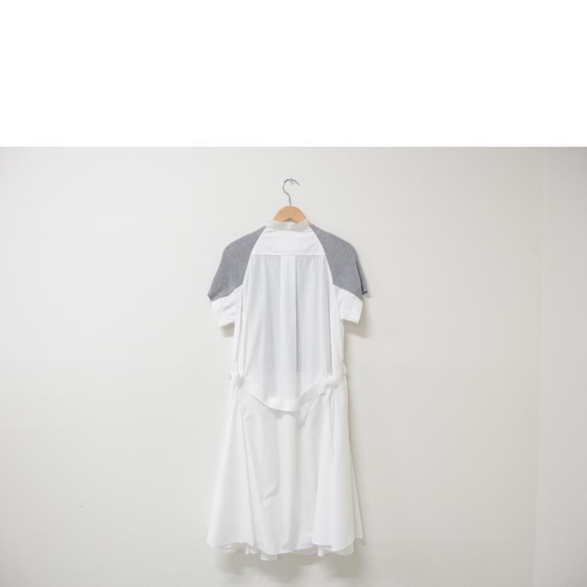 Sacai　サカイ　コットンニットコンビネーションドレス　ワンピース sacai（サカイ） コットン ニット コンビネーションドレス ロング