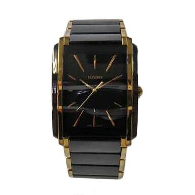 【稼働品】RADO スクエア ゴールド 腕時計 クォーツ メンズ RADO ラドー ダイアスター アンティーク メンズウォッチ