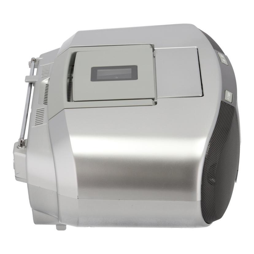 パナソニック、CDダブルラジカセ、CD50枚 Amazon.co.jp: パナソニック CDラジオカセット シルバー RX-ED57-S