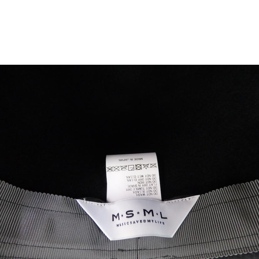 MSML MSML MUSIC SAVED MY LIFE/SIGNATURE HAT/M1-02B5-HW07/M/Bランク