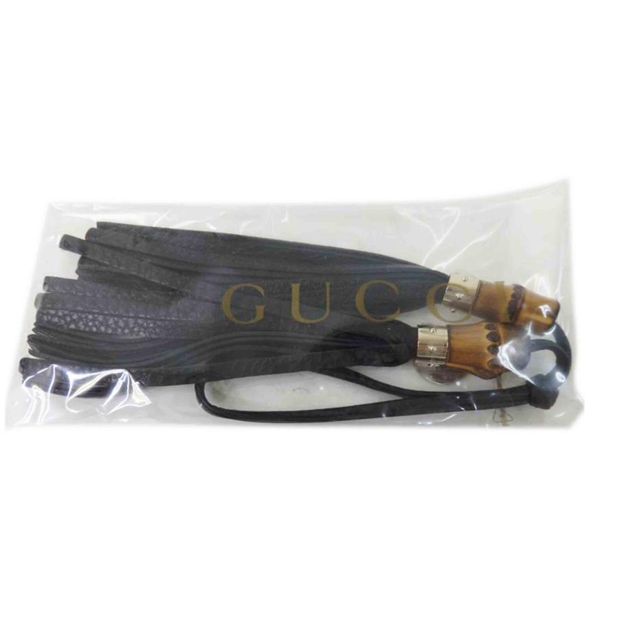 GUCCI（グッチ） グッチ/バンブータッセルチャーム/黒/SAランク/84