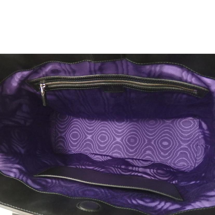 GUCCI グッチ/GGマトラッセ/ミディアムトートバッグ/黒/ナイロン  